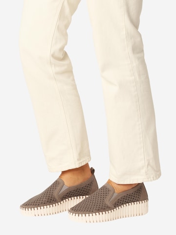 ILSE JACOBSEN Slipper 'Tulip4078' i brun