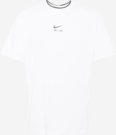 Marškinėliai 'AIR' iš Nike Sportswear, spalva – juoda / balta, Prekių apžvalga