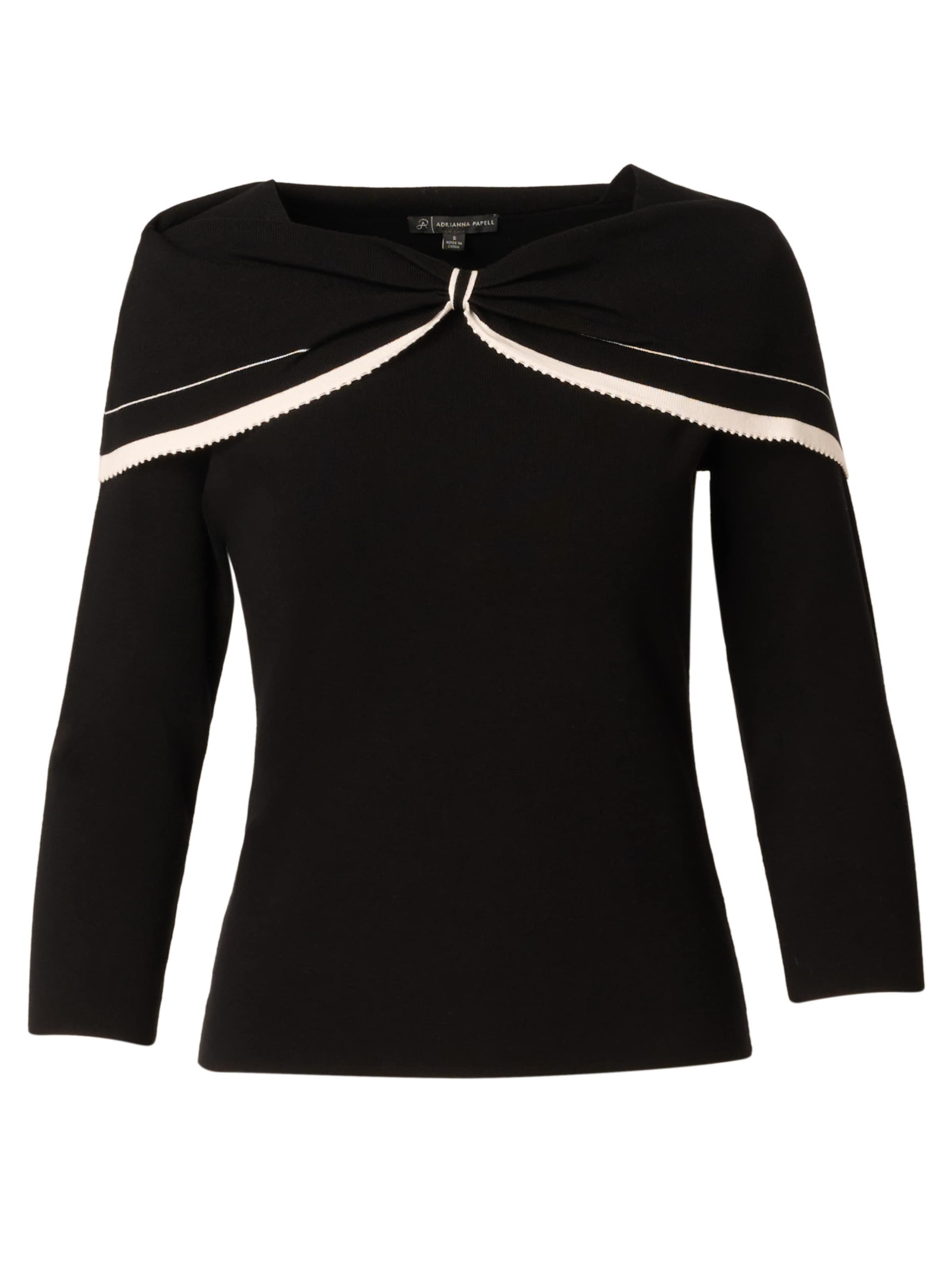 Adrianna Papell Sweater in Black / White, Item view