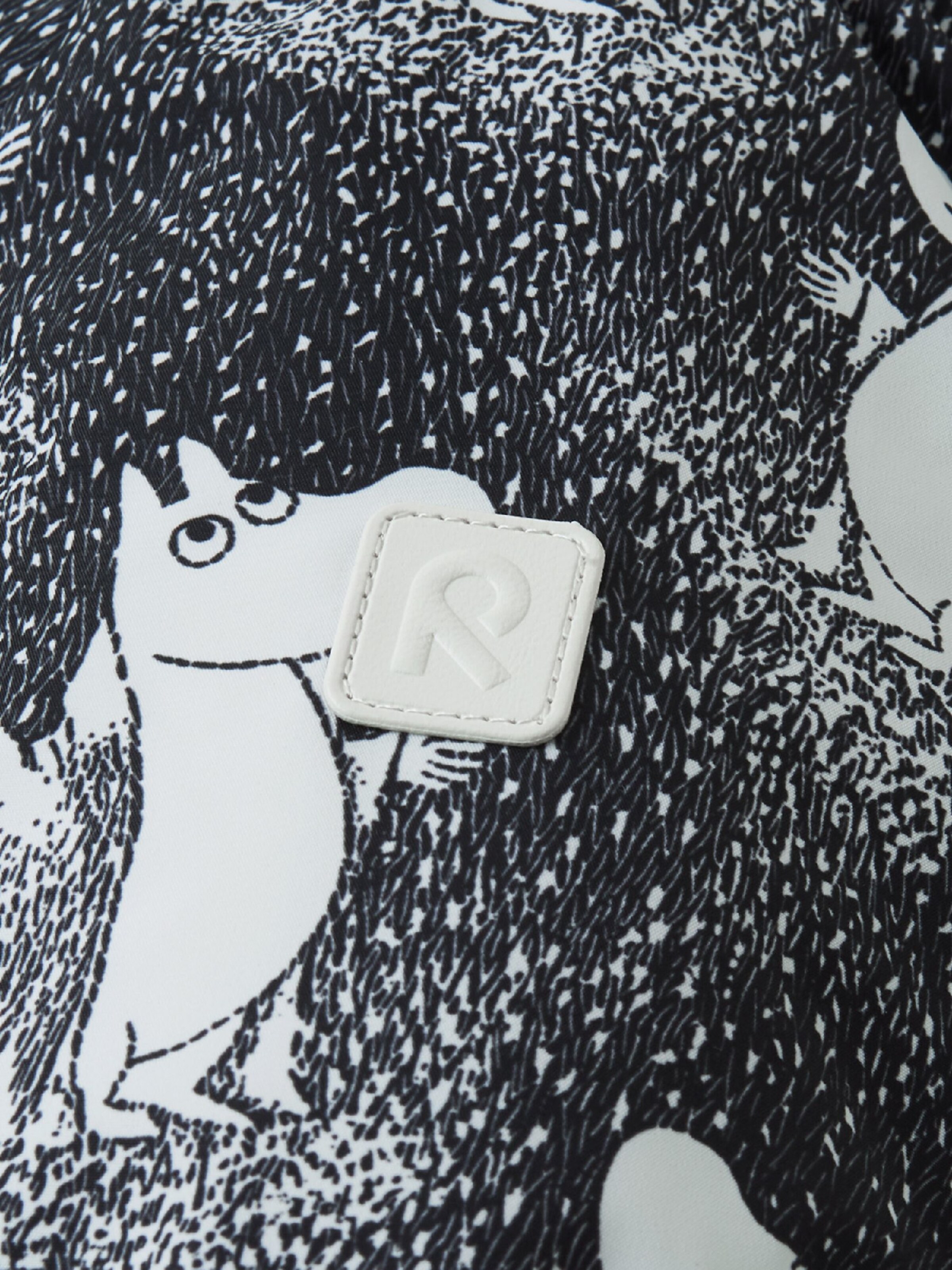 Reima Overall 'Moomin Knytte' in Schwarz