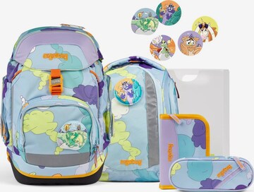 ergobag Backpack 'Schulranzen-Set pack Set' in Blue: front