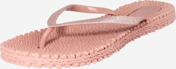 ILSE JACOBSEN T-Bar Sandals 'Cheerful 01' in Pink: front