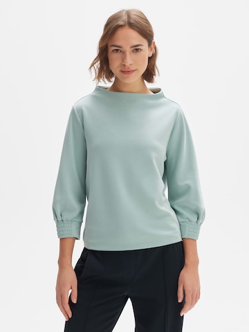 OPUS Sweatshirt 'Golena' in Groen: voorkant