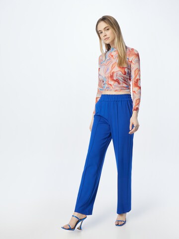 Wide leg Pantaloni 'POPTRASH' de la ONLY pe albastru