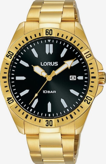 LORUS Analog Watch in Gold / Black, Item view