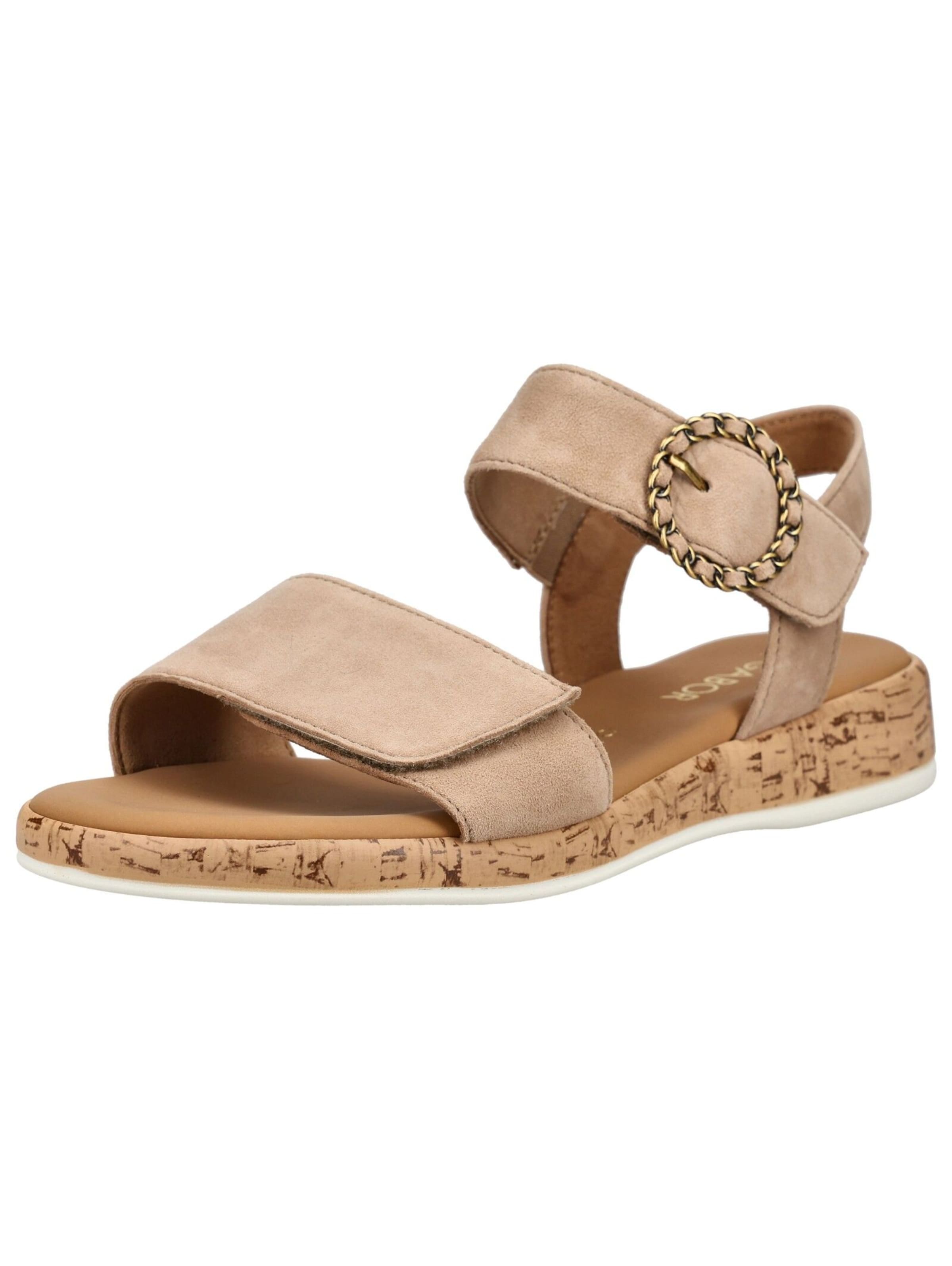 Sandalo di GABOR in beige: frontale
