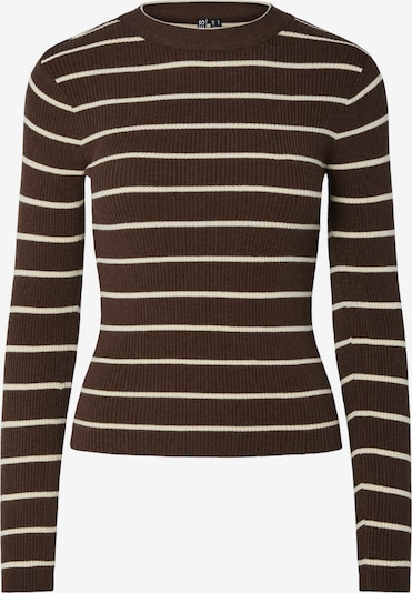 PIECES Pulover u boja pijeska / čokolada, Pregled proizvoda