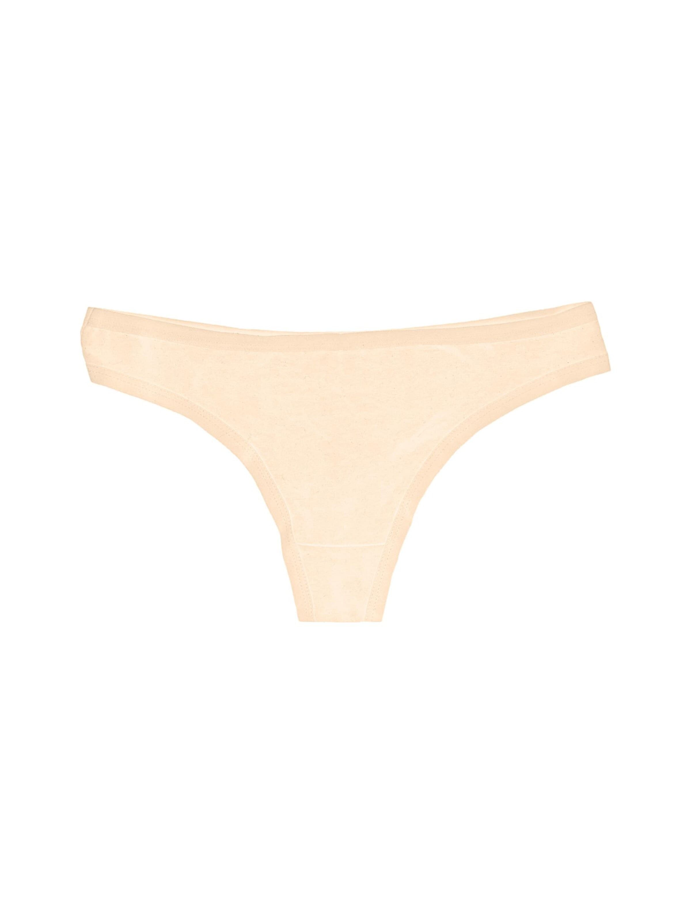String 'BASIC MAX String Tanga 5er Pack' Maxte en beige : devant