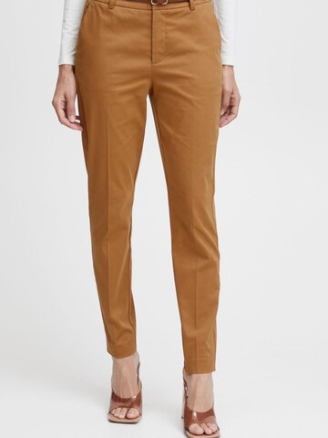 b.young Slimfit Chino ' BYDays' in Bruin: voorkant