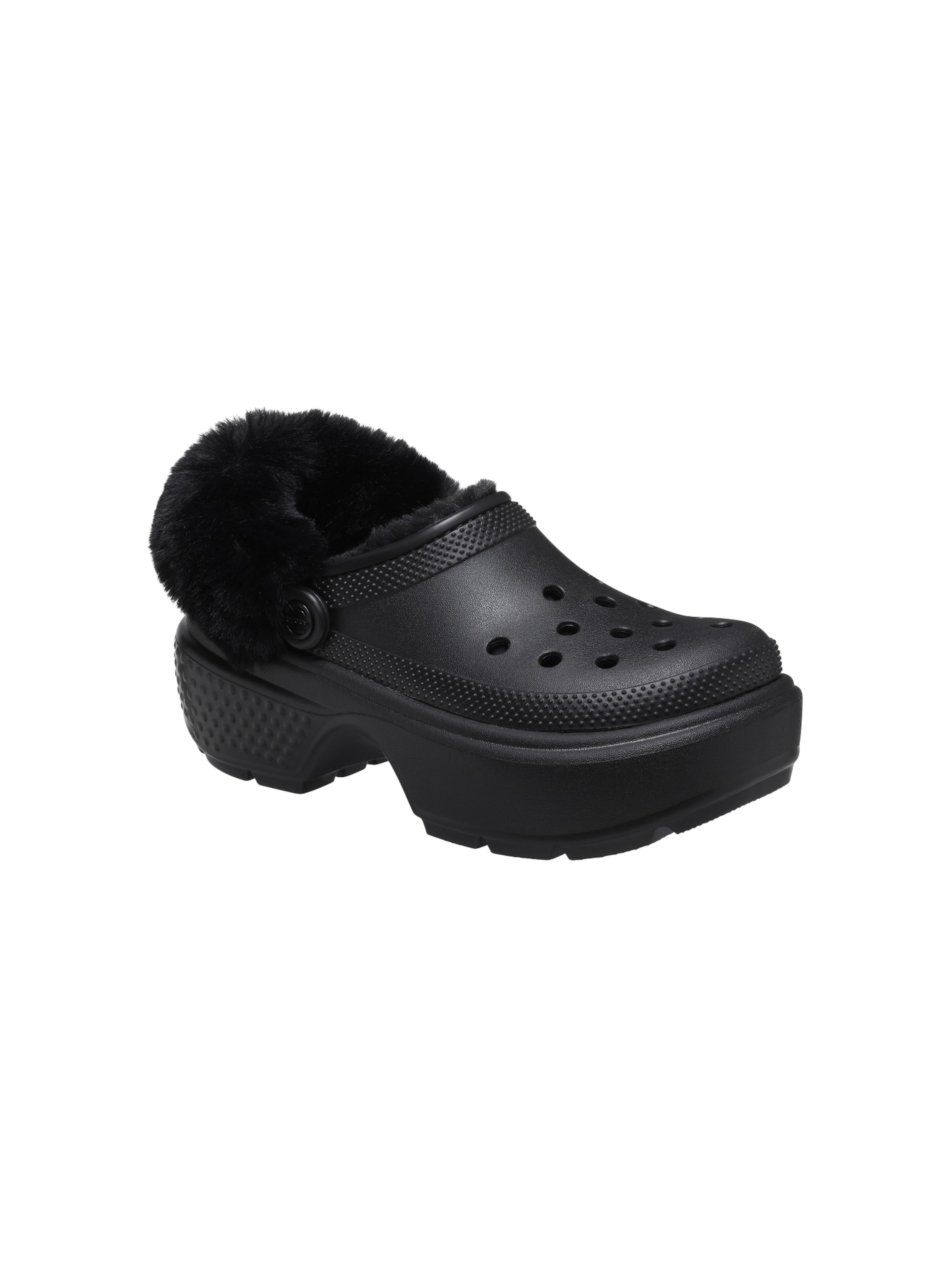 Clogs di Crocs in nero: frontale