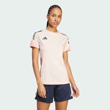 T-shirt fonctionnel 'Tiro 25 Competition' ADIDAS PERFORMANCE en rose : devant