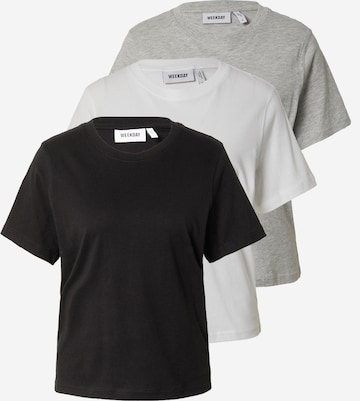 WEEKDAY T-Shirt in Grau: predná strana