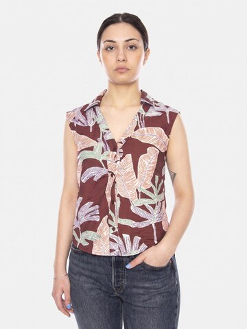 wild pony Bluse 'MANGROVE FLOWERS'‌‌‌‌‌‌‌ in Mischfarben: Vorderseite
