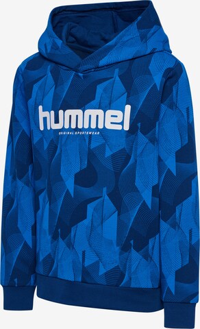 Hummel Sportief sweatshirt in Blauw: voorkant