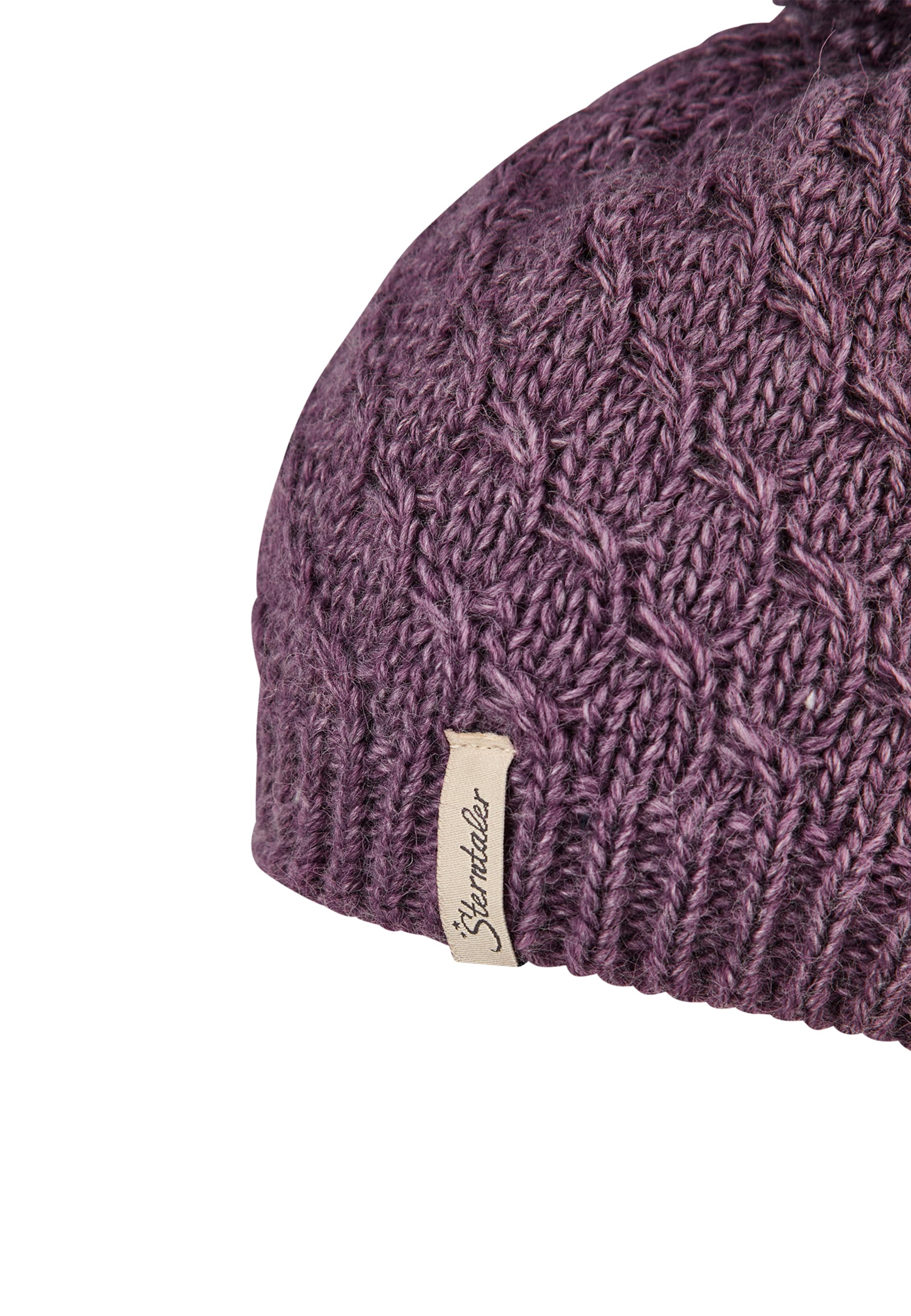 STERNTALER Beanie in Purple