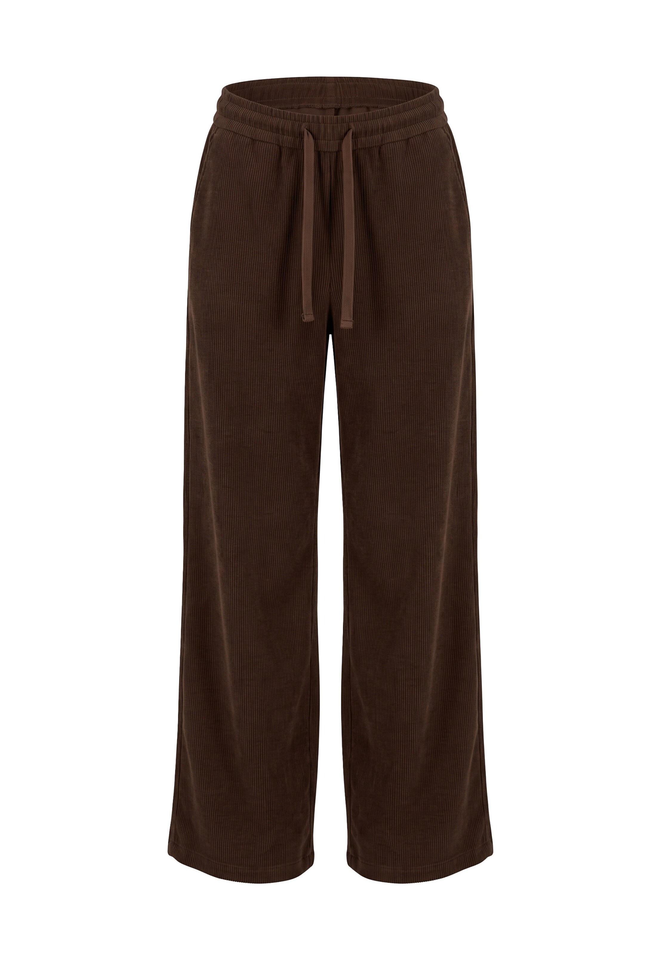 Pantalon Estelou en marron : devant