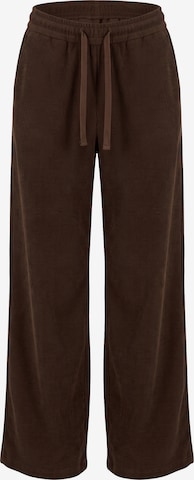 Pantalon Estelou en marron : devant