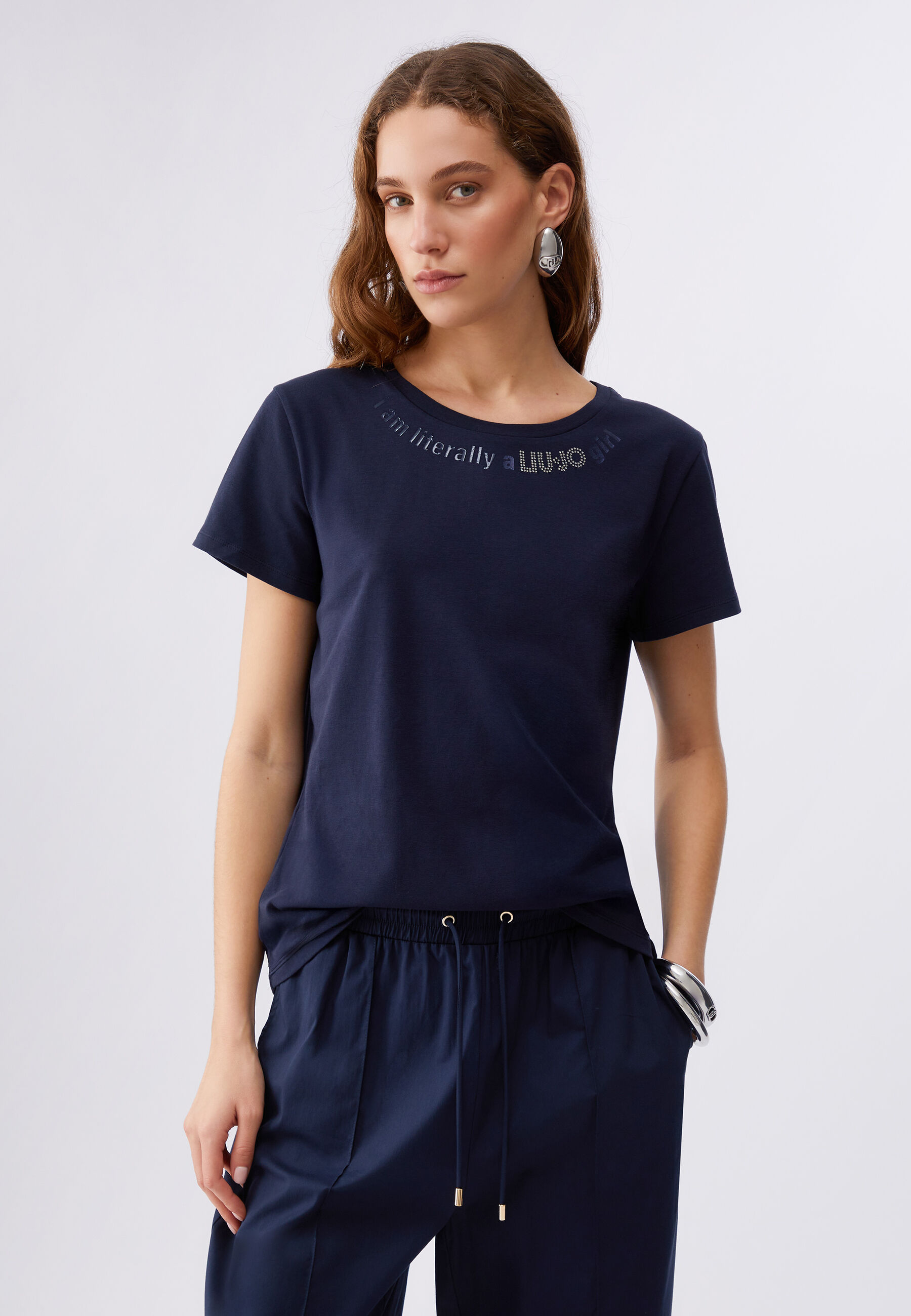 Maglietta di Liu Jo in blu: frontale