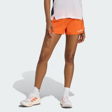 ADIDAS TERREX Regular Sports trousers 'Xperior' in Orange: front