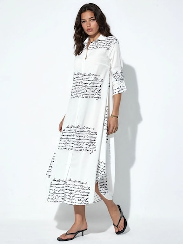 Abito camicia di MSN Collection in bianco