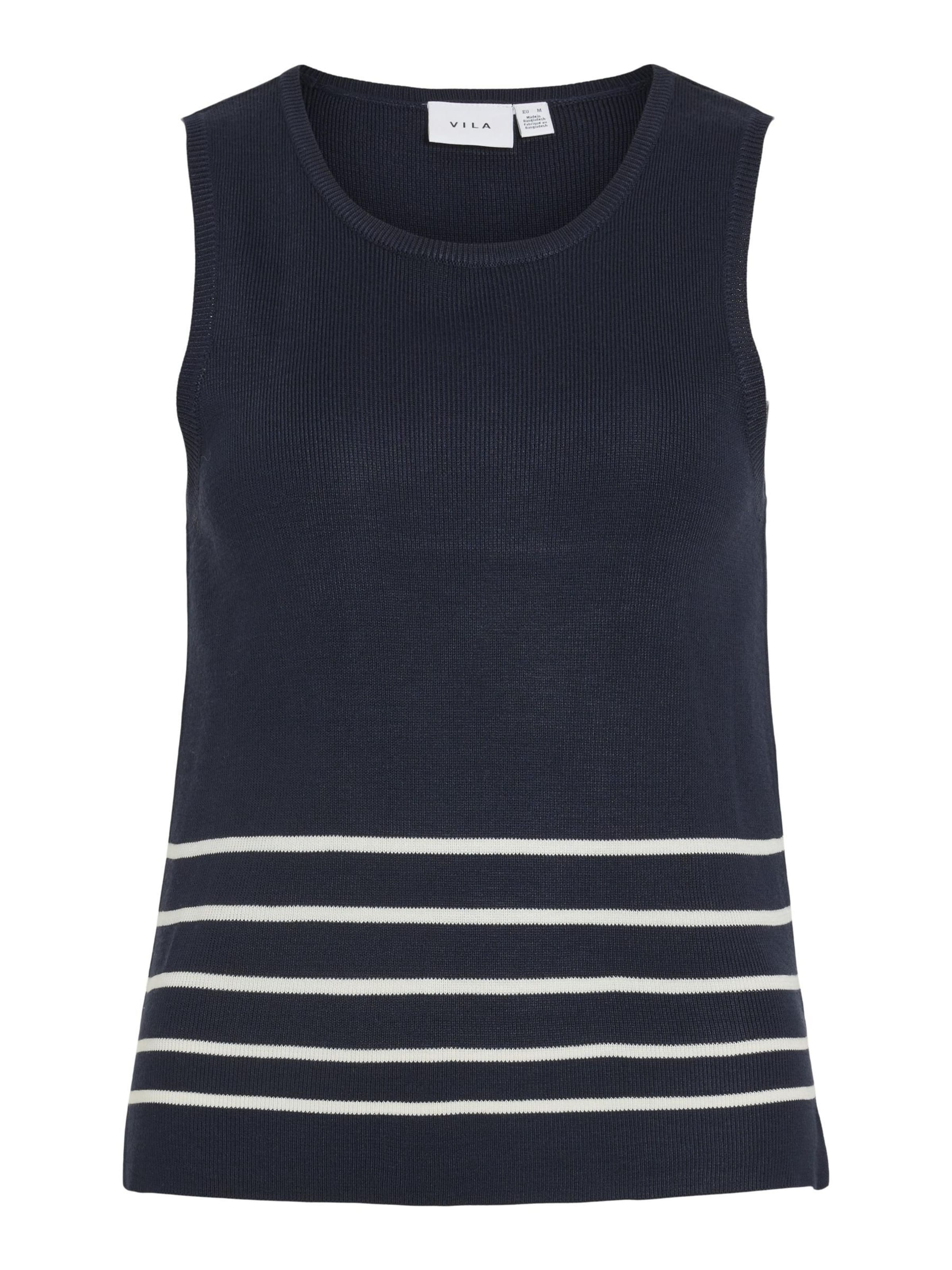 VILA Top in Blauw: voorkant
