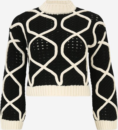 Guido Maria Kretschmer Curvy Sweater 'Fiona' in Black / White, Item view