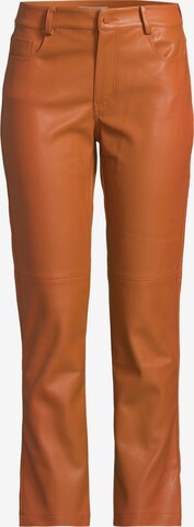 Orsay Slim fit Pants 'Straightpu' in Brown: front