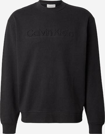 juoda Calvin Klein Megztinis be užsegimo: priekis