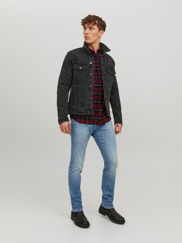 JACK & JONES Slimfit Τζιν 'Tim Davis' σε μπλε