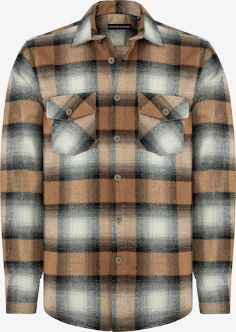 Camicia di Giorgio di Mare in marrone: frontale