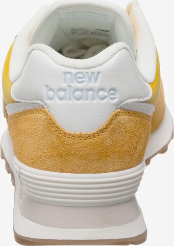 Sneaker bassa '574' di new balance in giallo