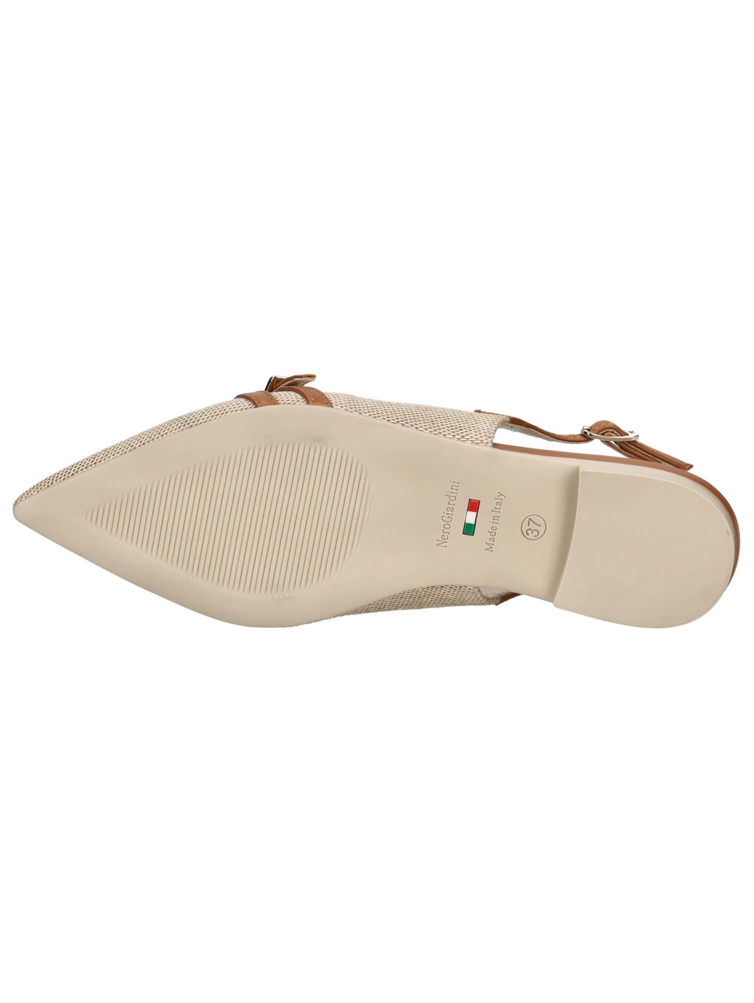 Ballerina con cinturino di Nero Giardini in marrone