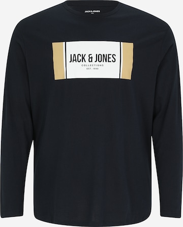 Jack & Jones Plus Paita 'JJHAYATO' värissä sininen: etupuoli