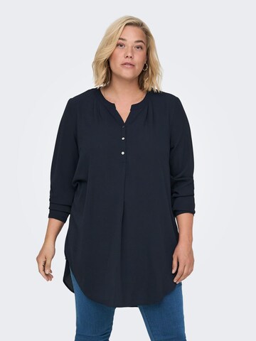 ONLY Carmakoma Blouse in Blue: front