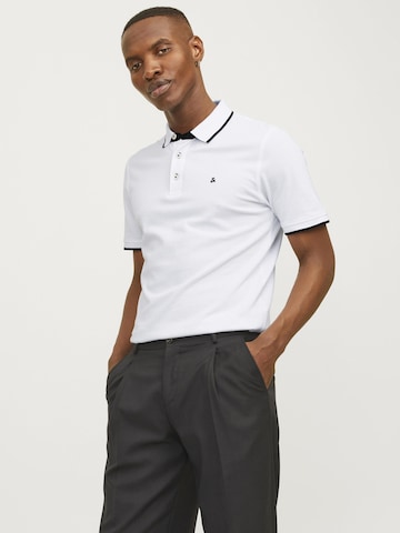 JACK & JONES Shirt 'JJPaulos' in Wit: voorkant