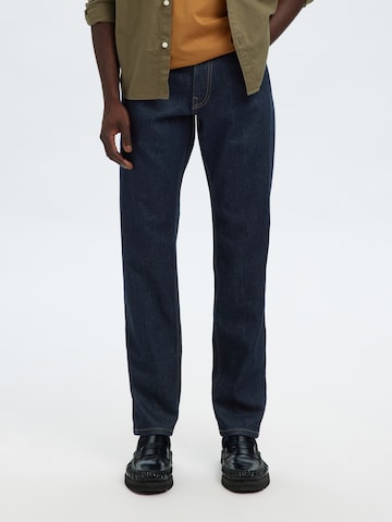 Coupe slim Jean 'SLH17 BEN KORI' SELECTED en bleu : devant