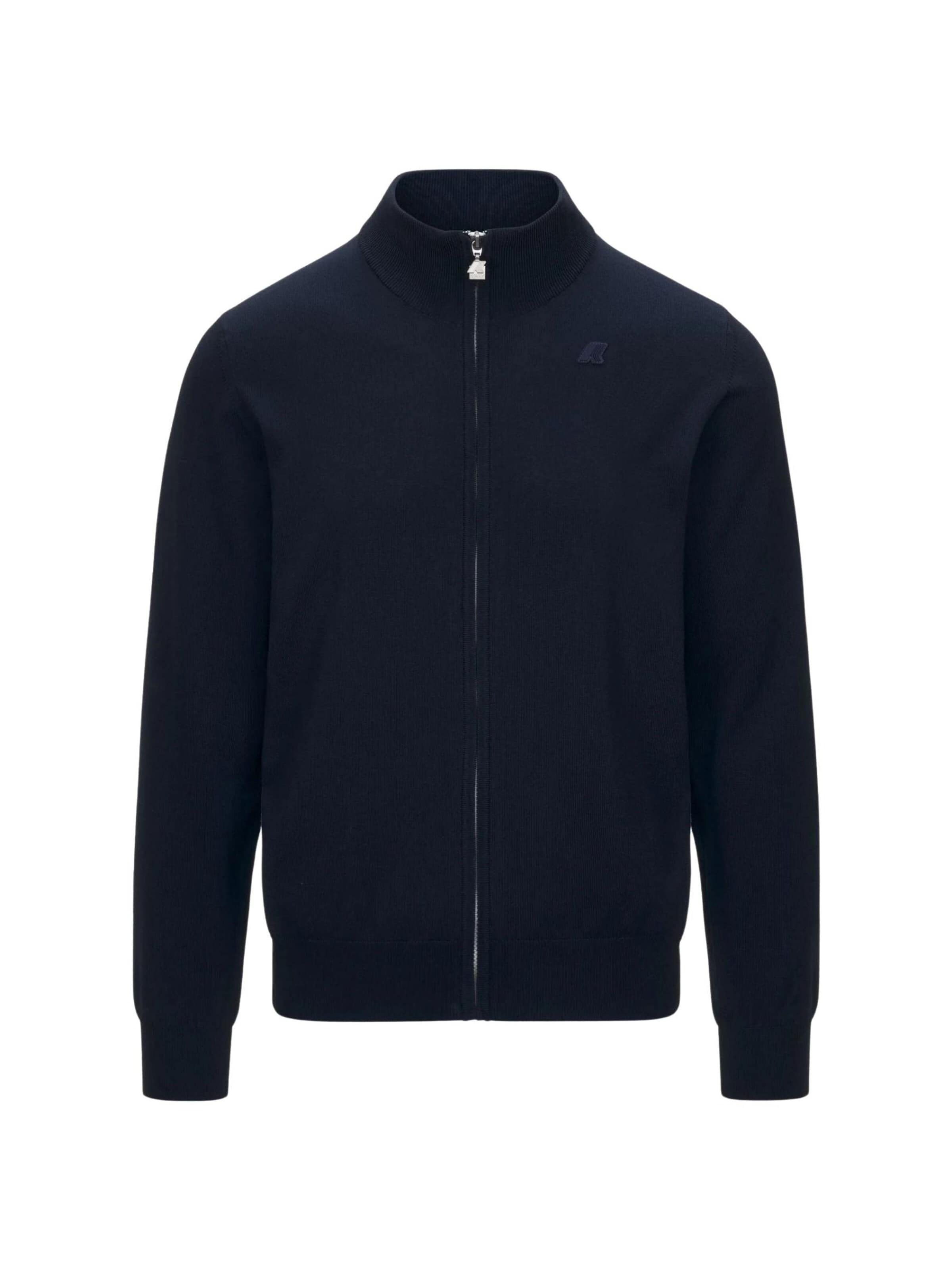 K-Way Sweatjacka 'FINNY COTTON PS PULLOVER' i blå: framsida