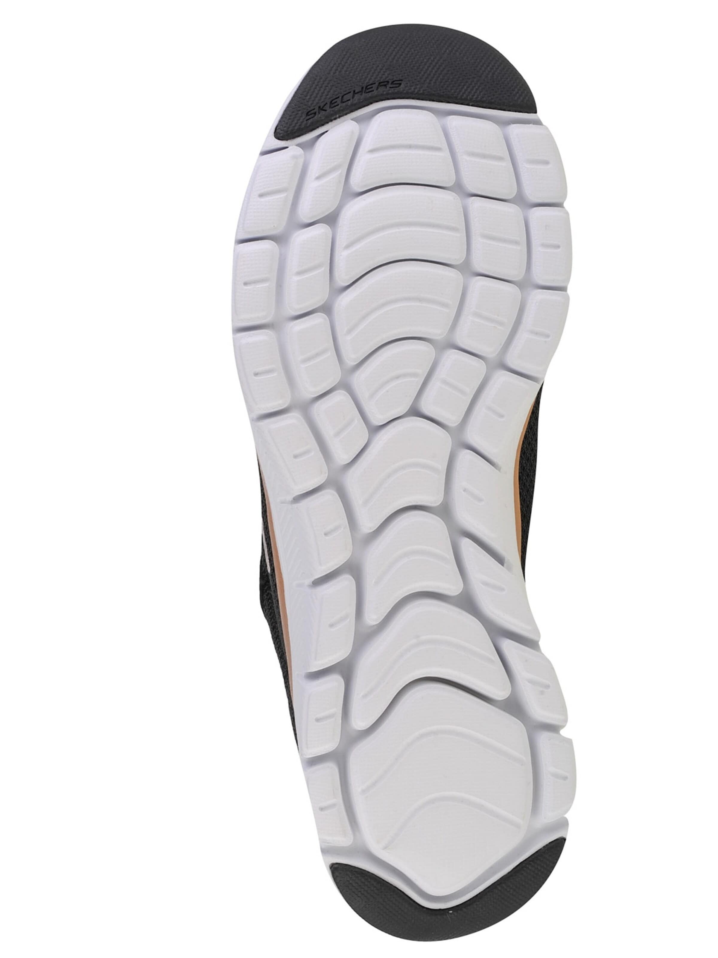 SKECHERS Slip-on 'Skechers Flex Appeal 4.0 Brilliant View' in Zwart