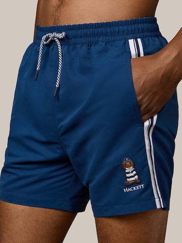 Shorts de bain 'HARRY PLACED' Hackett London en bleu