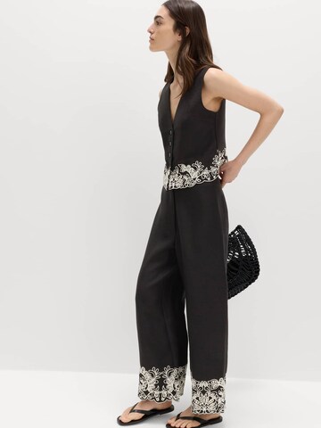 Wide Leg Pantalon Marks & Spencer en noir