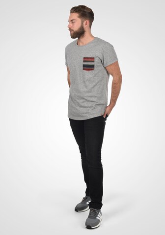 BLEND T-Shirt 'ELANDRO' in Grau