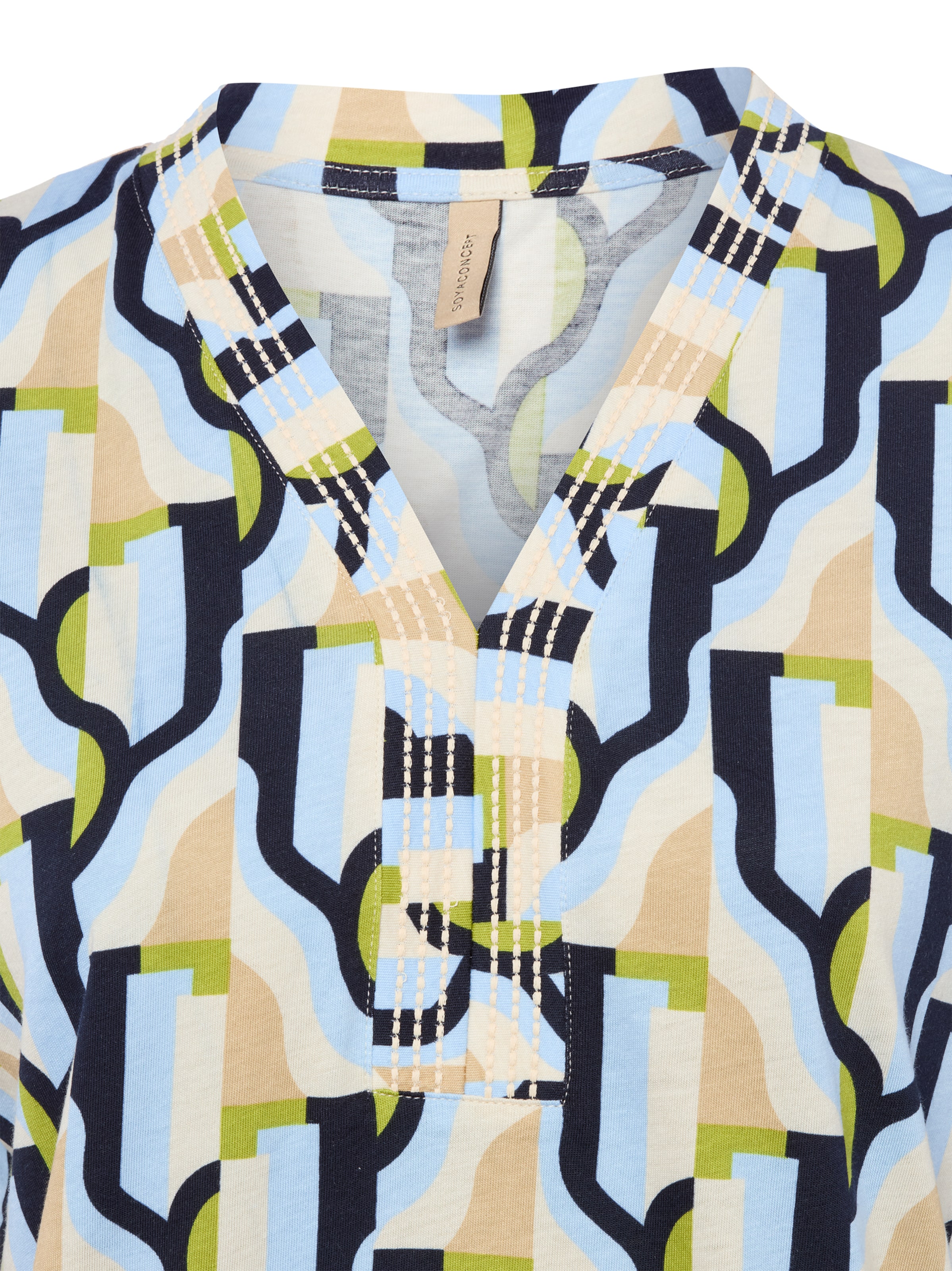 Chemisier Soyaconcept en bleu