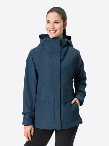 VAUDE Funktionsjacke 'Comyou Pro Rain' in Blau: Vorderseite