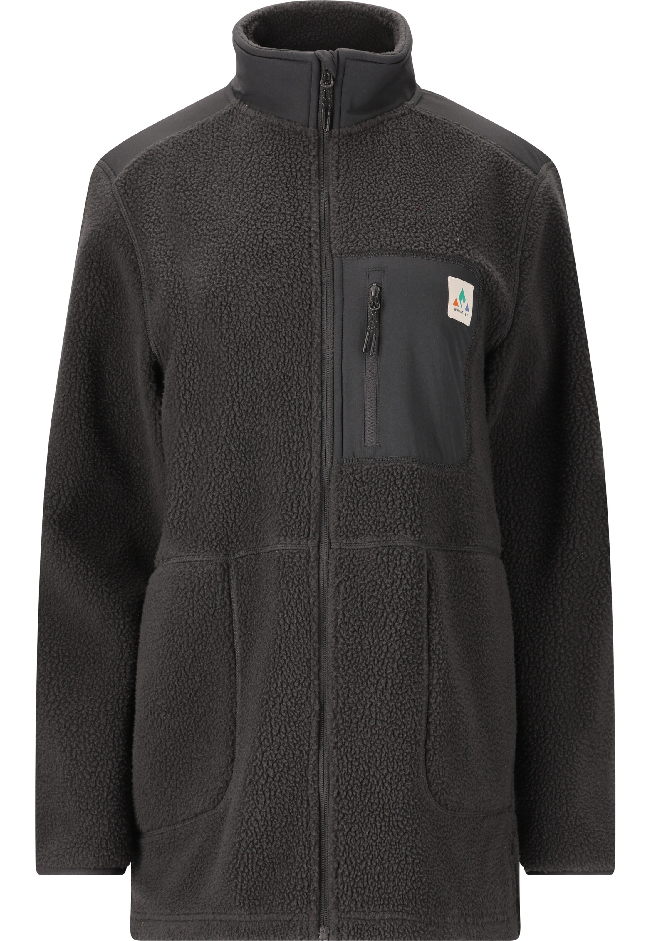Whistler Fleece Jacket 'Felis' in Grey: front