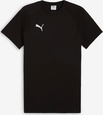 Maglietta 'TeamEvostripe' di PUMA in nero: frontale