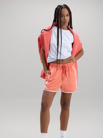 Hey Honey Sweatshirt 'Unicolor Hood' in Orange