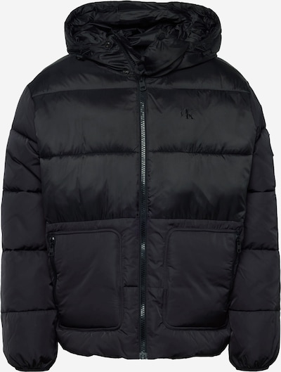 Calvin Klein Jeans Veste d’hiver en noir / blanc cassé, Vue avec produit