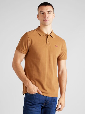 LEVI'S ® T-shirt 'Levis HM Polo' i brun: framsida