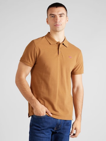 LEVI'S ® Shirt 'Levis HM Polo' in Brown: front