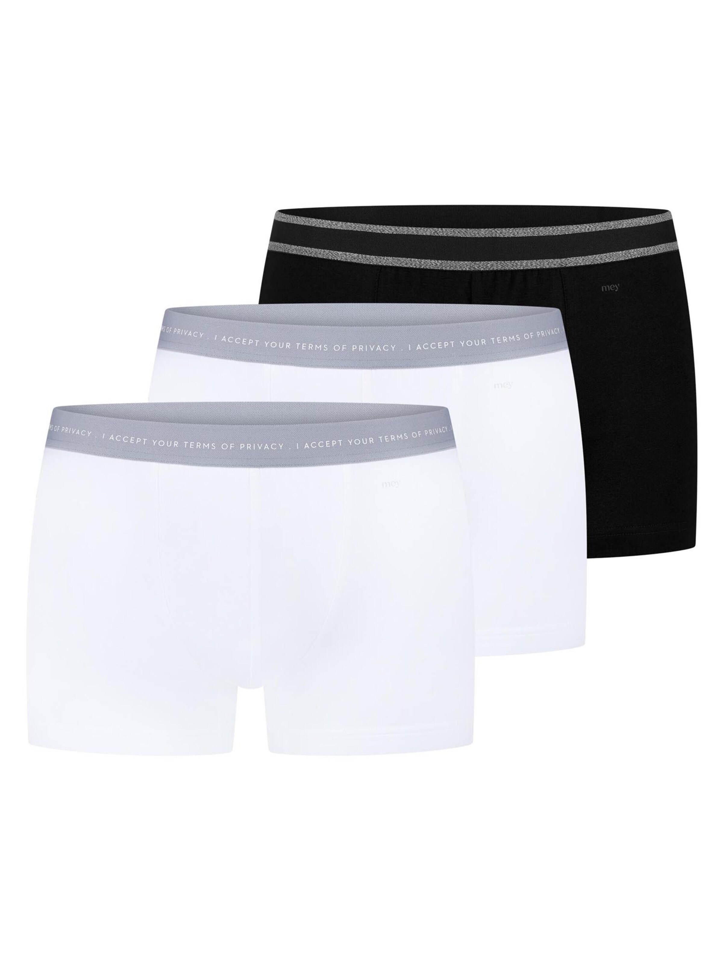 Mey Boxer shorts 'RE:THINK' in Black: front